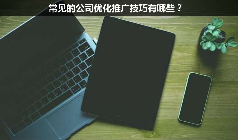 常見的公司優(yōu)化推廣技巧有哪些？