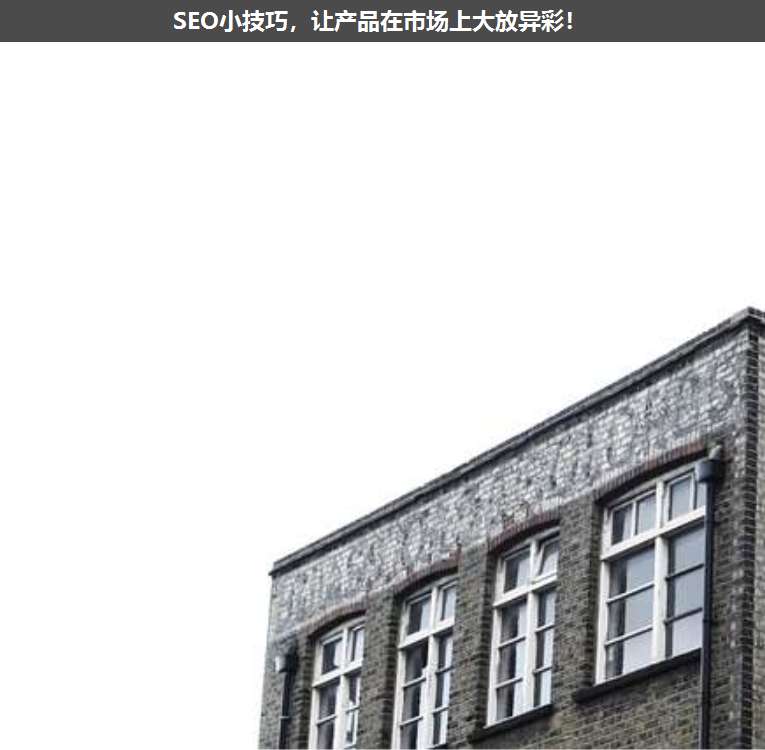 SEO小技巧,讓產(chǎn)品在市場(chǎng)上大放異彩!