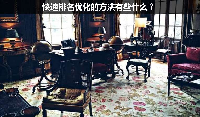 快速排名優(yōu)化的方法有些什么？