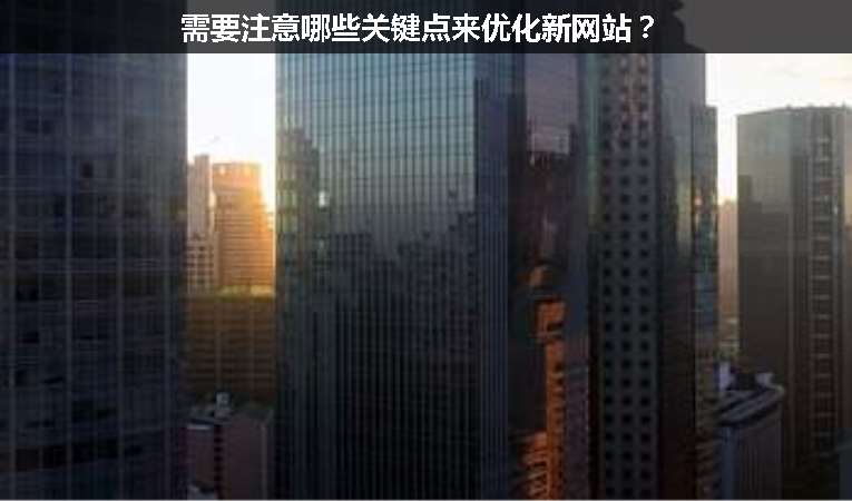 需要注意哪些關(guān)鍵點來優(yōu)化新網(wǎng)站？